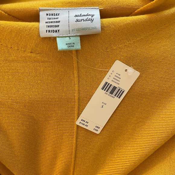 Anthropologie Saturday/Sunday Beverly Mock Neck Front Seamed Sweater - Picture 8 of 8